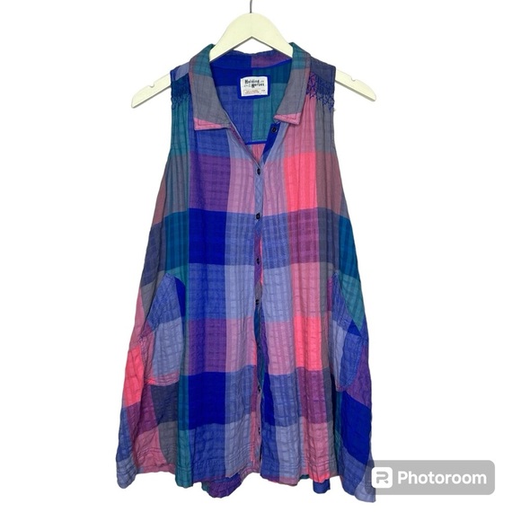 Anthropologie Holding Horses Plaid Ronan Dress XXSP - Picture 4 of 5